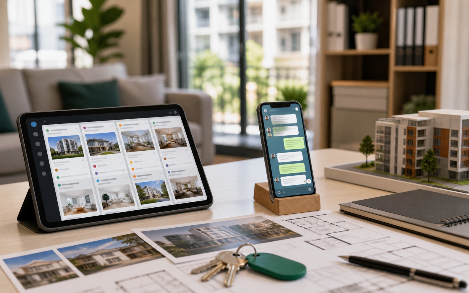 Corredora inmobiliaria chilena usando agente IA para calificar leads y agendar visitas por WhatsApp